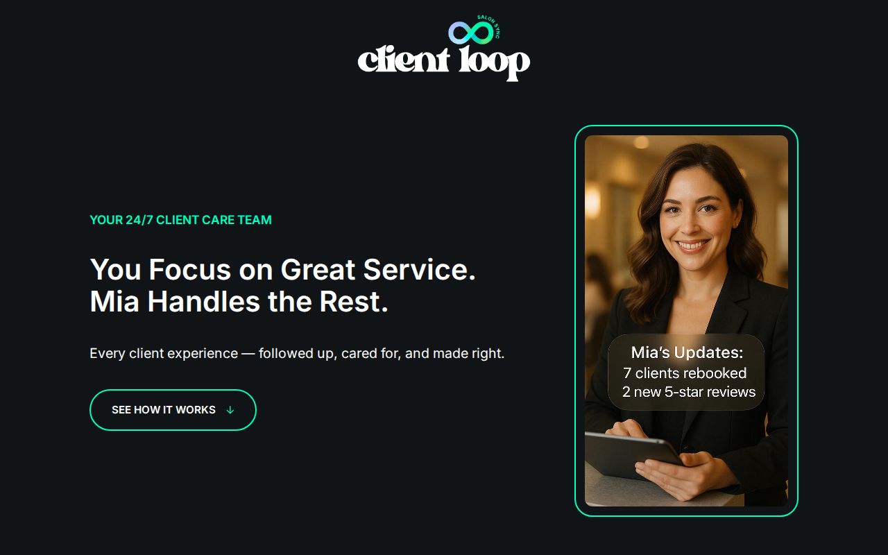 Client Code Loop How Client Loop Works | Done-For-You Salon Client Follow-Ups